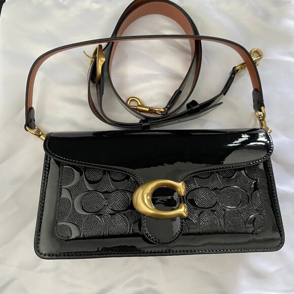 Coach Tabby 26 Shoulder/Crossbody Bag In Signature Patent Leather - Picture 1 of 11